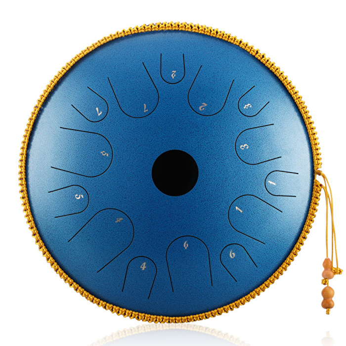 HLURU TA14-14 - UFO Series 14 Notalı 14" Bakır Çelik Sea Blue Tongue Drum